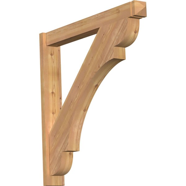 Ekena Millwork Olympic Arts & Crafts Smooth Outlooker, Western Red Cedar, 5 1/2"W x 40"D x 40"H OUT06X40X40OLY03SWR - main